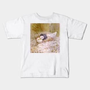 Jemima Puddle-Duck Hatching Her Eggs by Beatrix Potter Kids T-Shirt